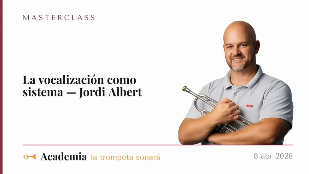 Masterclass de Jordi Albert: La vocalización como sistema