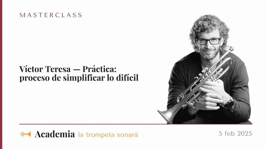 Masterclass de Víctor Teresa: Práctica: proceso de simplificar lo difícil