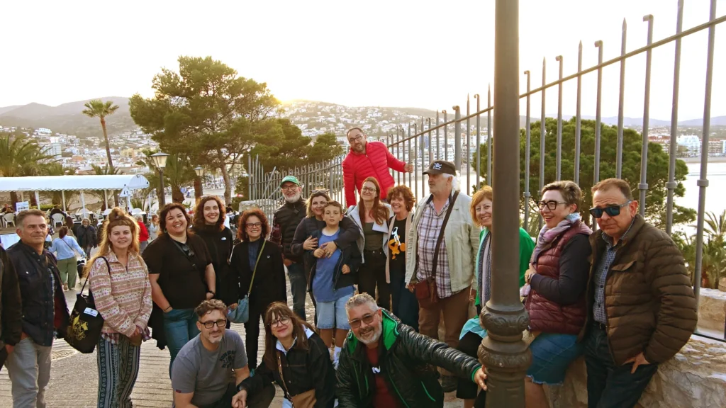 El grupo durante un paseo al aire libre